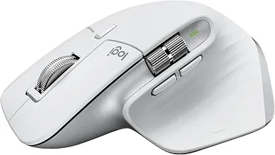 MX Master 3S - Wireless Performance Mouse with Ultra-fast Scrolling, Ergo, 8K DPI, Track on Glass, Quiet Clicks, USB-C,