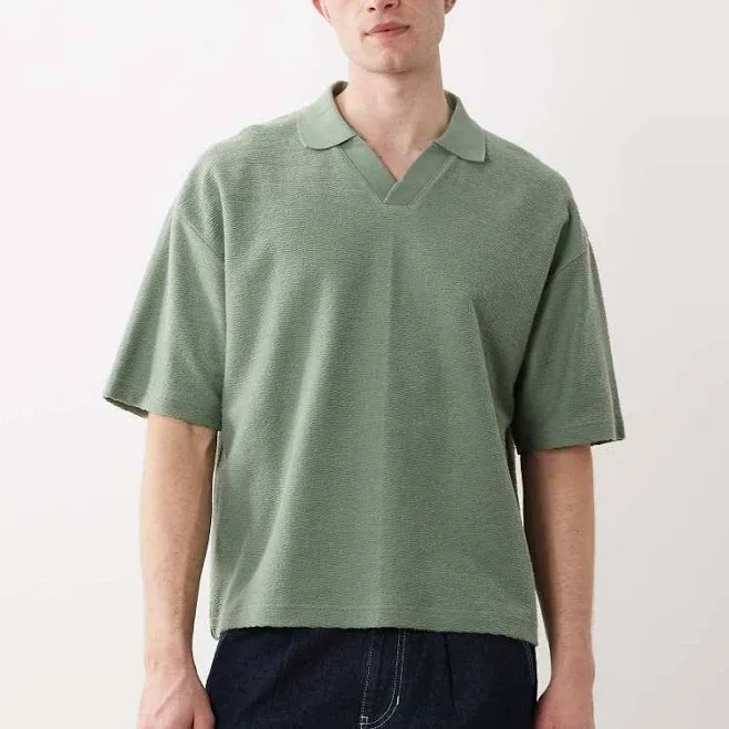 ASOS Super Heavyweight Boxy Oversized Polo Shirt