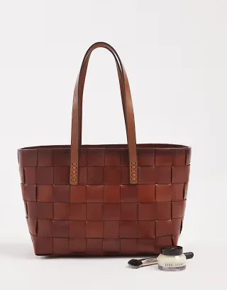 Dragon Diffusion Japan woven tote bag in tan