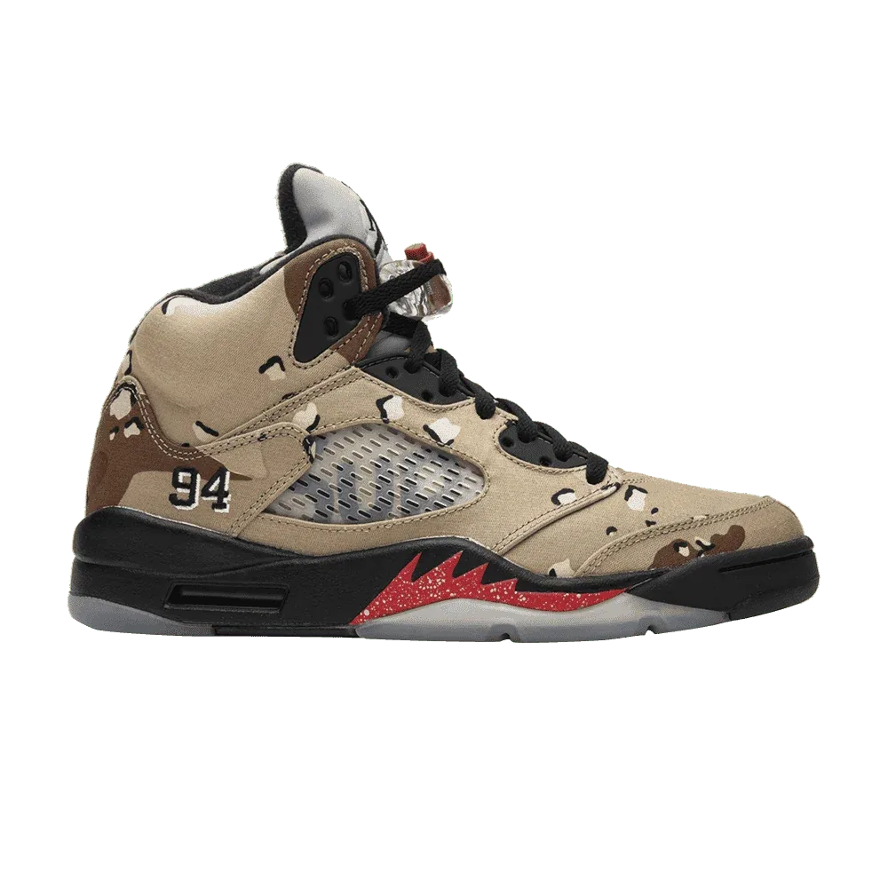 Air Jordan 5 Retro Supreme Desert Camo