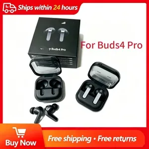 Buds4 Pro True Wireless Earbuds - Bluetooth 5.3 Sport Headphones with HiFi Sound and Low Latency for Smartphone
