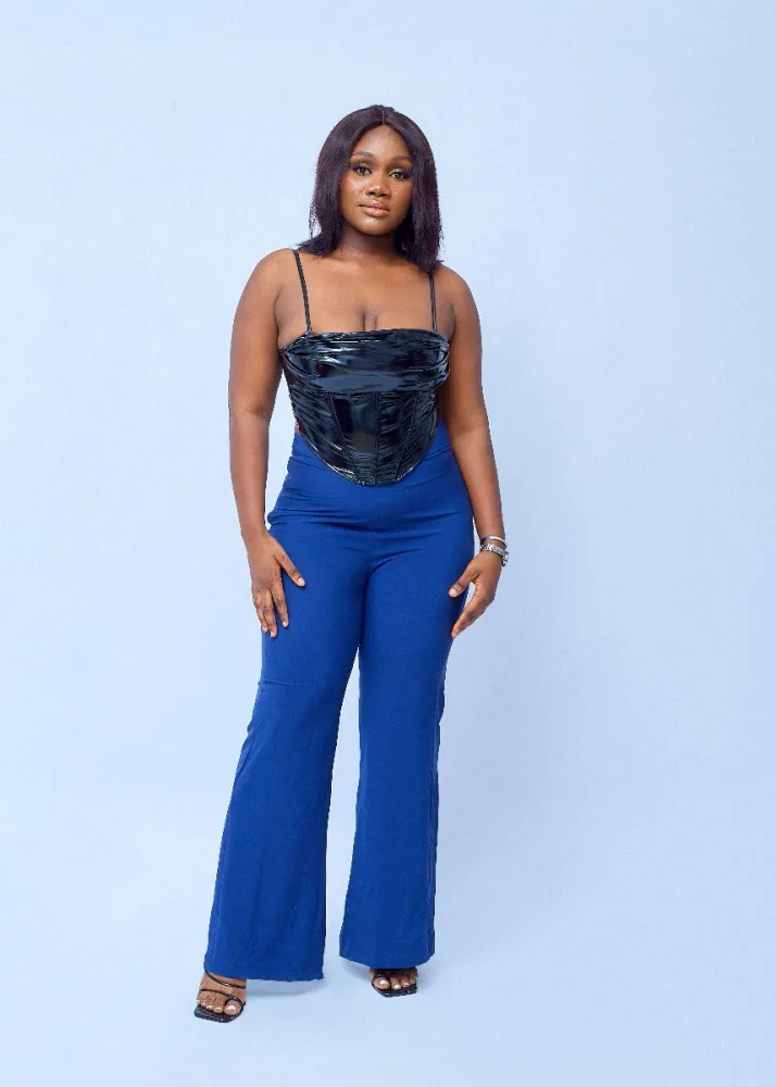HIGH WAIST PLAIN WIDE LEG PANT