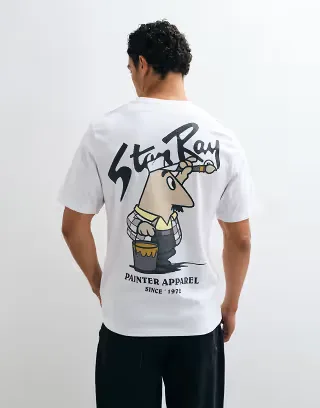 Stan Ray painter apparel t-shirt in white