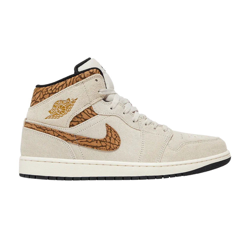 Air Jordan 1 Mid SE Brown Elephant