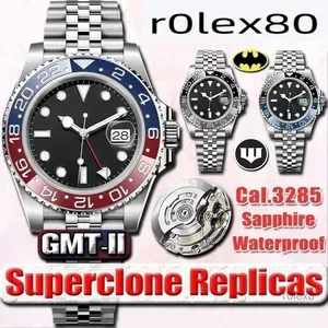 Clean Factory Mens Luxury Watches 40MM Stainless Steel Ceramic Bezel Sapphire Luminous Waterproof 3285 Movement - Bruce