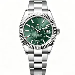Fashion Mens Luxury Quartz Watch Stainless Steel Band Date Casual Business Wristwatch 674