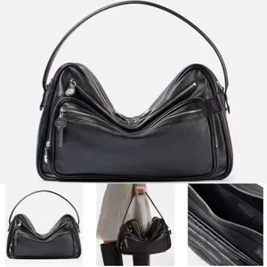 Genuinel Leather Top Acne Studios Camero Shoulder Bag Strap Handbags Ziplock Travel Multi-Compartment M