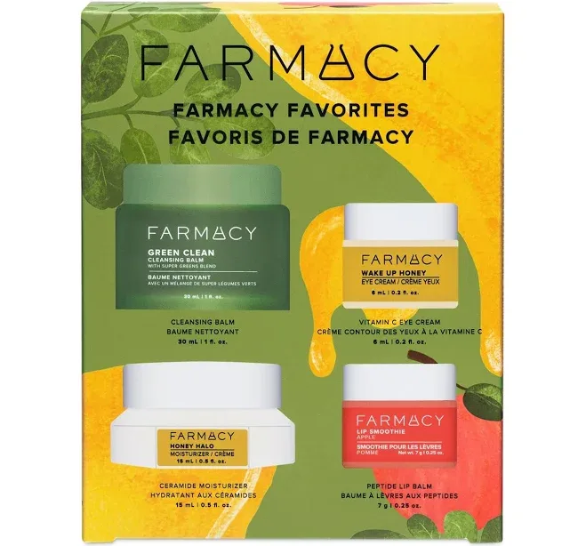 Farmacy Favorites Skin Care Set Includes Green Clean Cleansing Balm