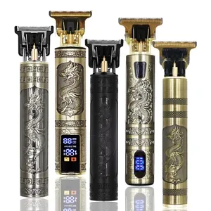 T9 Cordless Electric Hair Trimmers for Men - Portable Travel Hair Clippers with Rechargeable Battery and Precision Shavi