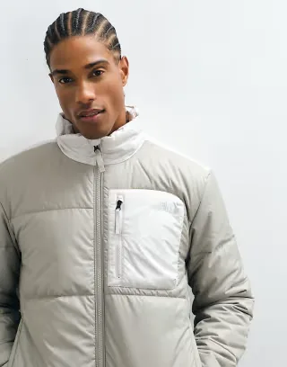 The North Face Nuketo Synth Insulated jacket in gray