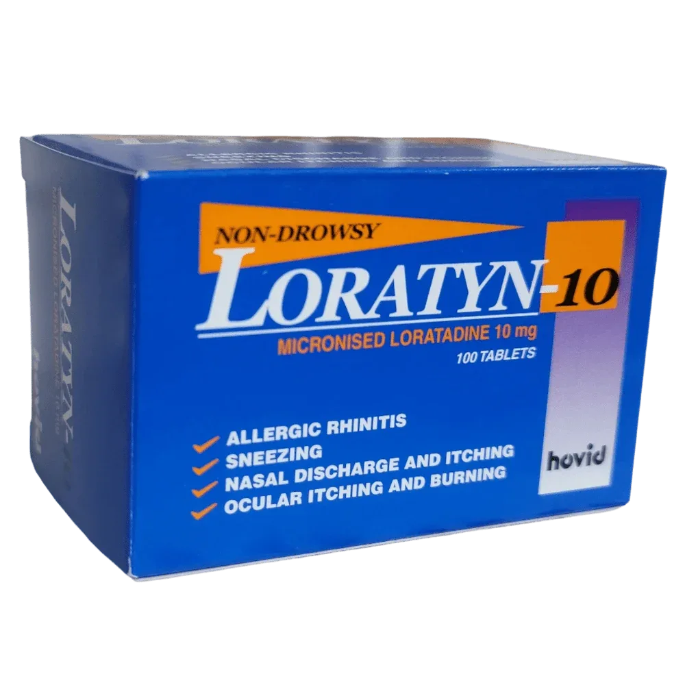 Loratyn (Loratadine 10mg) Blister Pack x100