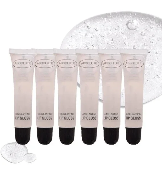 6pcs Clear Lip Gloss Set Lip Balm Moisturizing Hydrating Long Lasting Non-Sticky High Shine Hydrating Lip Oil For Dry Li