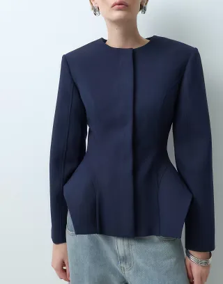 ASOS DESIGN tailored peplum hem jacket
