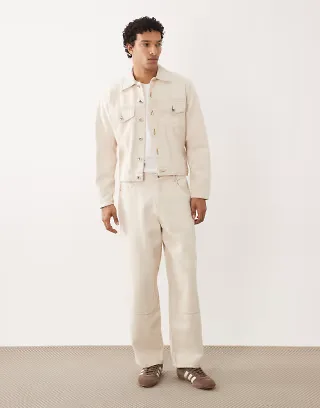 Farah Archive Montoya denim set in ecru