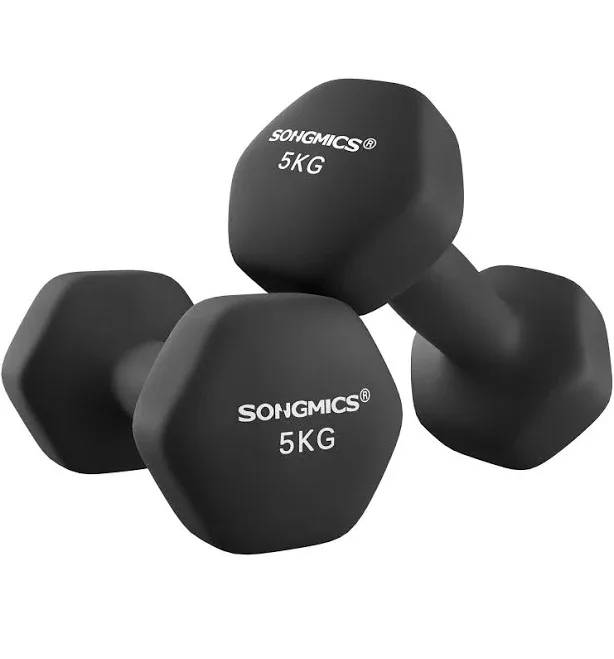 SONGMICS 2 x 5 KG Dumbbells