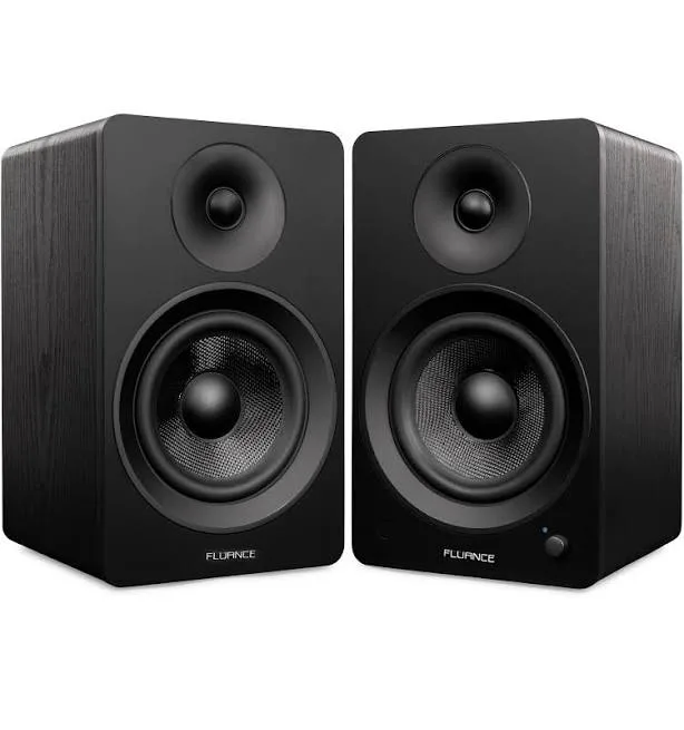 Fluance Ai61 Powered 2-Way 2.0 Stereo Bookshelf Speakers