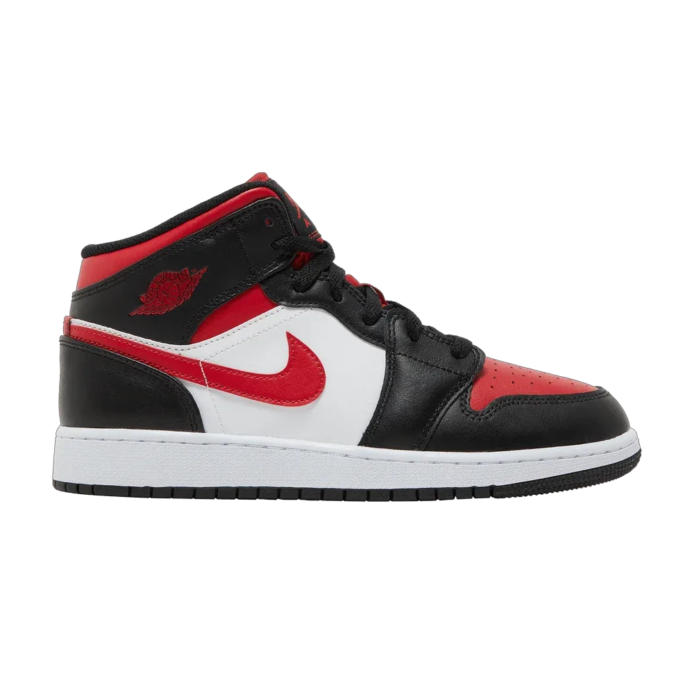 Air Jordan 1 Mid Alternate Bred Toe