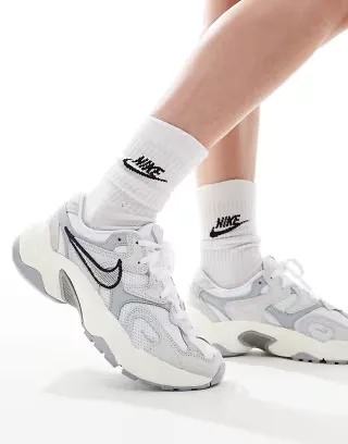 Nike AL8 sneakers in off white and gray
