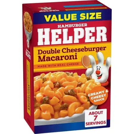 Double Cheeseburger Macaroni Hamburger Helper