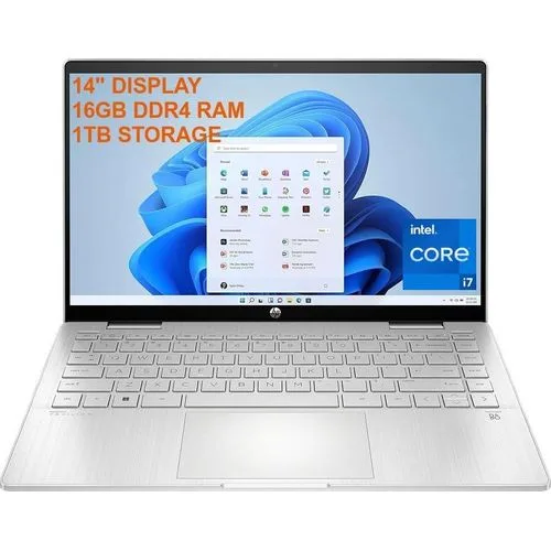 Hp Pavilion x360 2 in 1 14 Intel Core 7 150U 16GB DDR4 ...