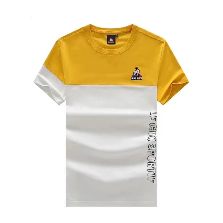 Lecoq Sportif Men's O-Neck Tee shirt-Multicolor