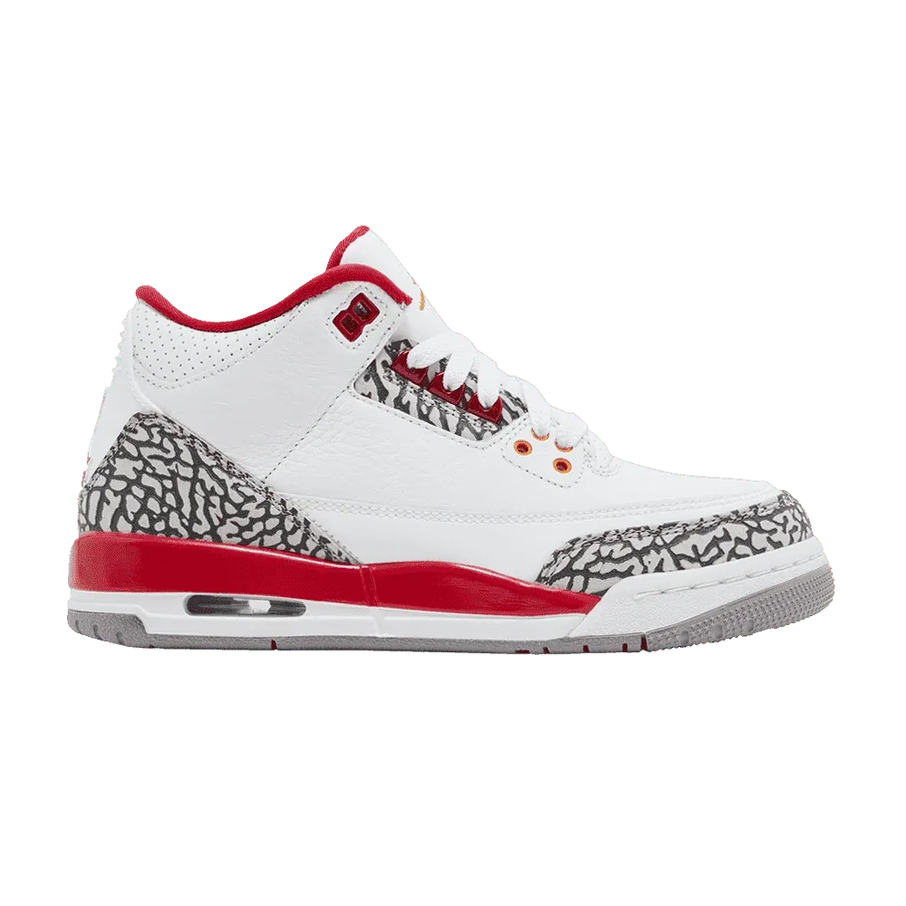 Air Jordan 3 Retro GS Cardinal Red