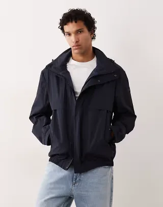 Hugo Boss windbreaker jacket in dark blue