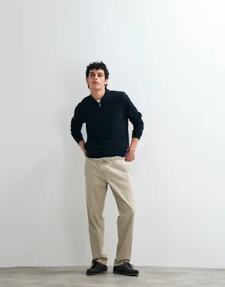 Jack & Jones straight sweatpants in beige