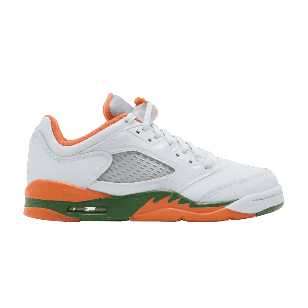Air Jordan 5 Retro Low Miami Hurricanes (GS)