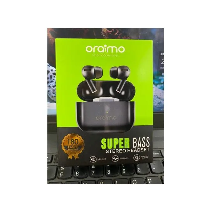Oraimo Pods Pro Powerful Bass Tws Wireless Earbuds
