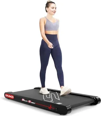 Sparnod Fitness WalkyShaky Walking Pad Treadmill – Compact Under-Desk Treadmill for Home Use