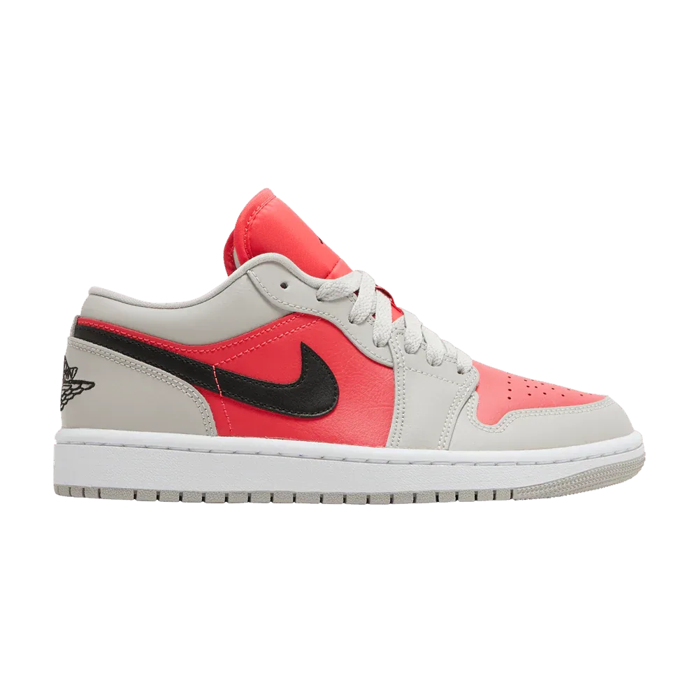 Air Jordan 1 Retro Low Light Iron Ore Siren Red