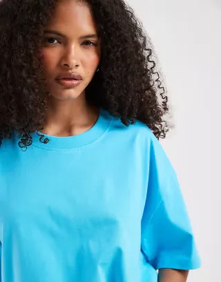ASOS DESIGN oversized T-shirt in bright blue
