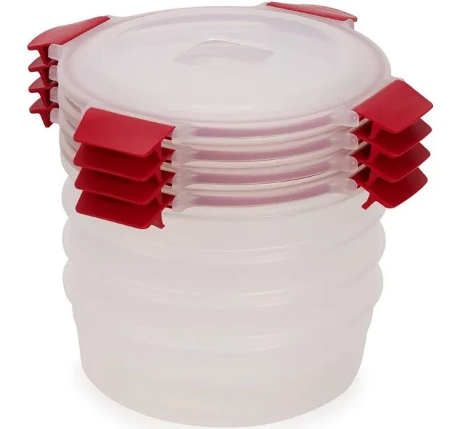 Joseph Joseph Nest Lock 8-Piece Round Food Storage Container Set