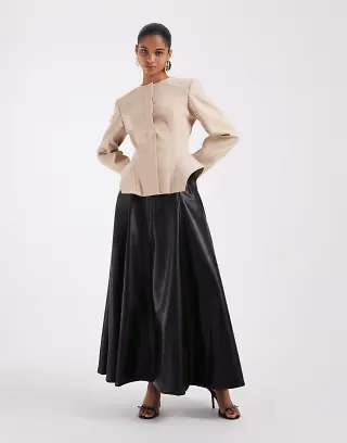 ASOS DESIGN tailored peplum hem jacket