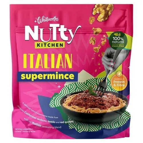 Whitworths Nutty Kitchen Plant Based Italian Mince, 200g