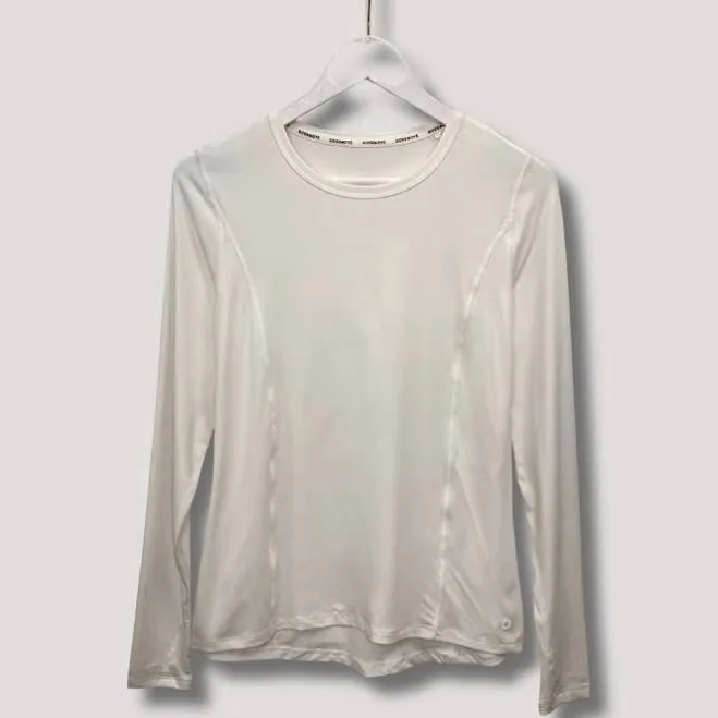 White Long Sleeve Good Move Active Top, 10 - Highstreet Outlet