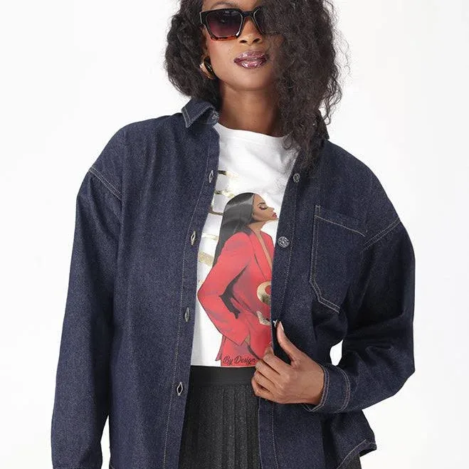 REESE DENIM SHACKET