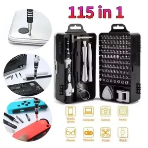 115-Piece Electronics Screwdriver Bit Set - Precision Hand Tools for Repair and Maintenance