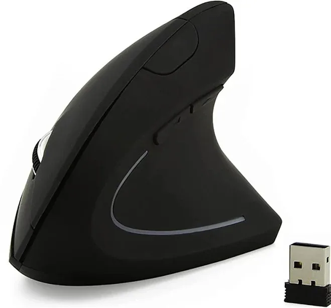 JieruiDeng Vertical 2.4G Wireless Ergonomic Optical Mouse