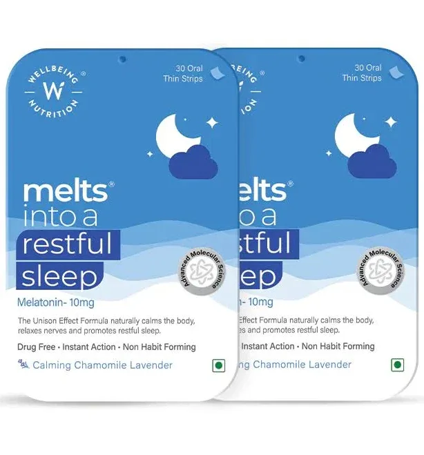 Wellbeing Nutrition Melts Restful Sleep 30 Oral Strips