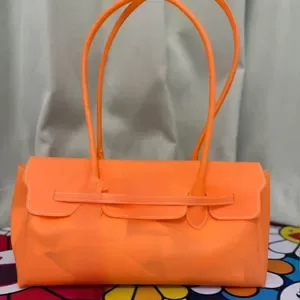 2026 New trend Summer Trendy Korean Women's Jelly Bag Large Capacity Handbag Commuter Shoulder Bag and Underarm Bag Trav