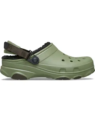 Crocs All Terrain lined clogs in cargo green