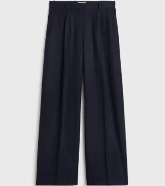 Toteme Flannel wide-leg pants Women