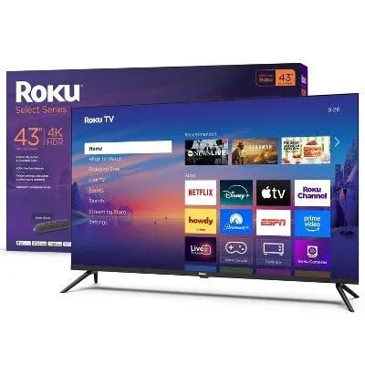 Roku Select Series 43" 4K LED Smart TV