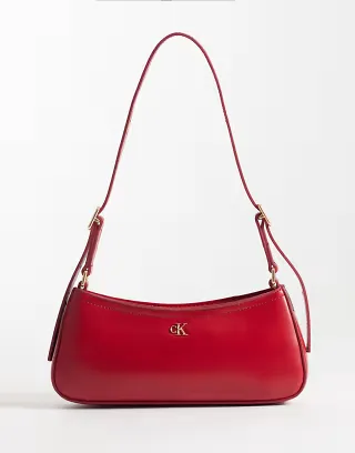 Calvin Klein shoulder bag in red