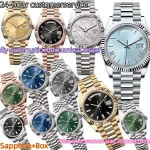Luxury Mens Mechanical Automatic Watches - Luminous Sapphire Crystal, Waterproof 100m, Glide Buckle, 40mm/35mm Designer
