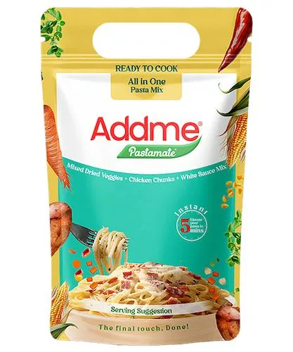 Addmie Pastamate White Sauce Mix With Dried Veggies & Chicken Chunks 80 g