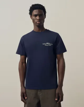 A.Collective printed t-shirt in navy