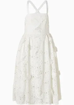 Bardot Junior - Estie Broderie Dress - White at Ounass